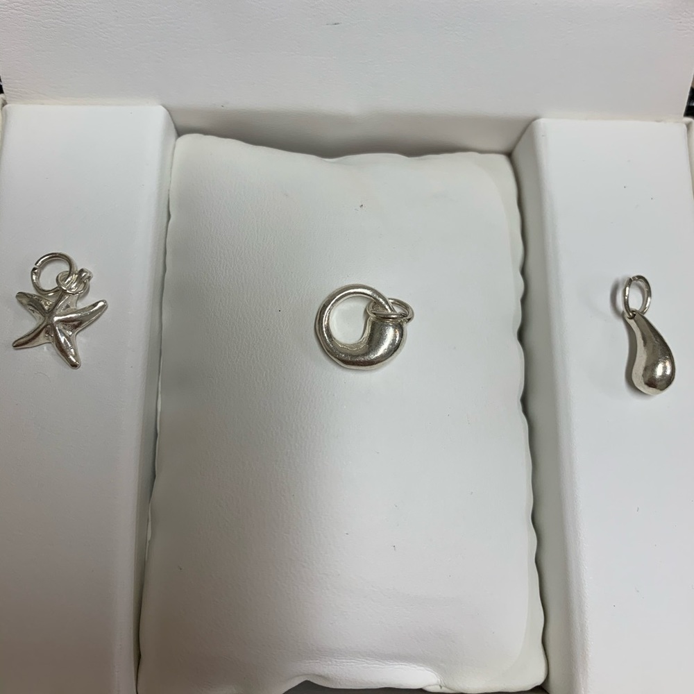 <Solid Silver Necklace Charms > - image 1